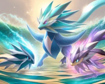 Mystical Transformations: The Dual Evolution Paths of a Legendary Water/Psychic Pokémon in Pokémon Legends: Z-A